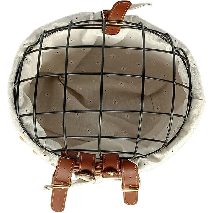 Плетене велосипедне крісло-переноска для собак та котів, безпечний знімний кошик на кермо, комфортне та портативне, для велосипедних подорожей