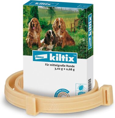 Kiltix нашийник проти кліщів і бліх для середніх активних собак