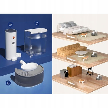 Одинарна пластикова миска Bedee, 3000 мл