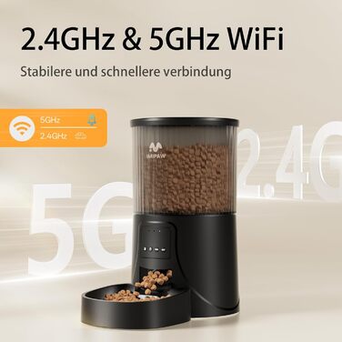 Автомат годування котів IMIPAW 5G WiFi, керування через додаток, 4L, для котів та собак