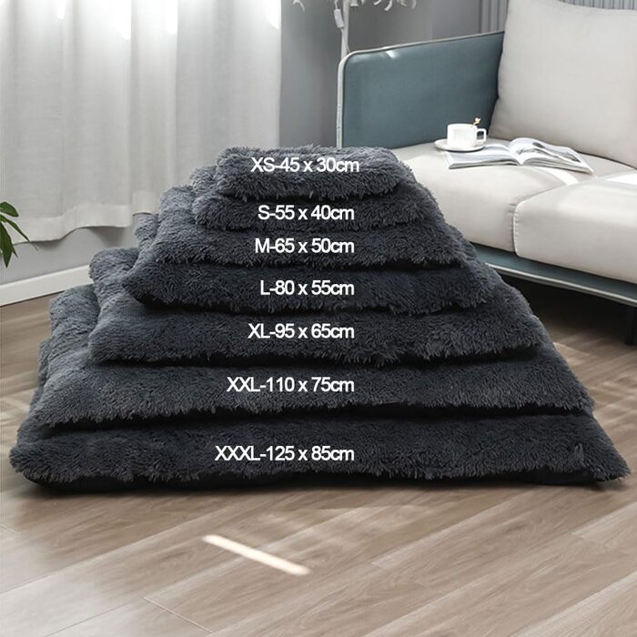 Лежанка для собак FANSU, м'яка, знімна та миється, жовта (XL, 95x65 см)