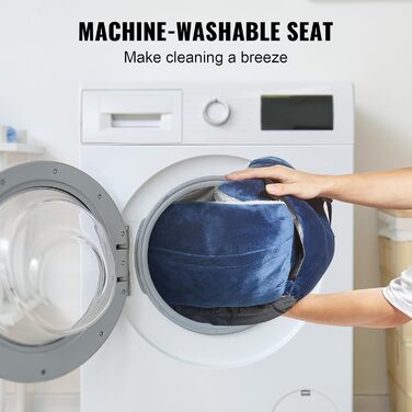 Автокрісло для собак VEVOR, підвищення для собак у машину з високою спинкою, сумка для зберігання, страхувальний поводок, наповнювач з ПП бавовни, автоліжко для собак до 9 кг