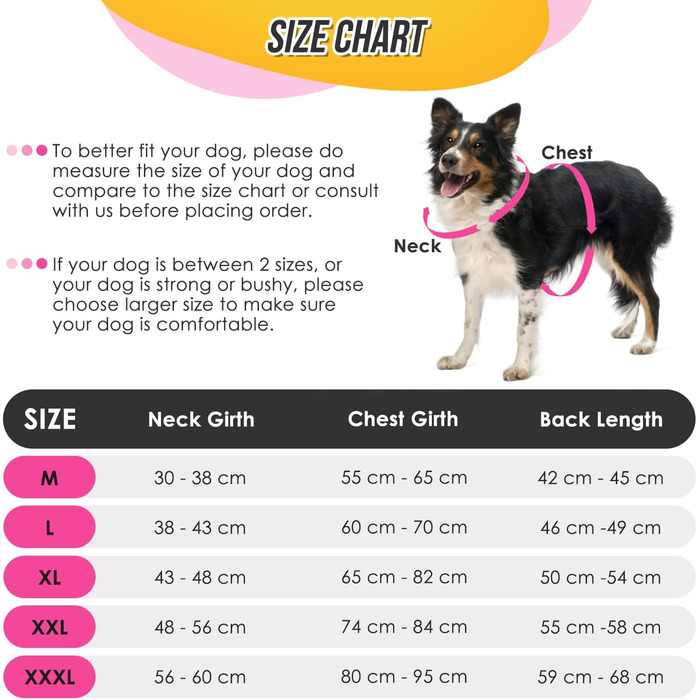 Зимовий собачий одяг SlowTon: водонепроникний, регульований, з флісовою підкладкою та капюшоном, для малих, середніх та великих собак, Tarngrün (Fuchsie, M)