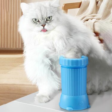 Автоматичний мийник лап для собак Teksome - USB-зарядка, для дому та прогулянок, блакитний