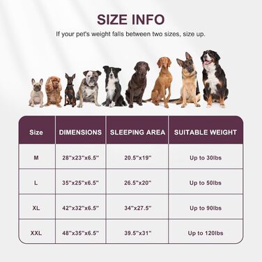 Ортопедичне ліжко для собак великих порід FURTIME, рожеве, 89x64x17 см. Зручне, з підтримкою, знімний чохол