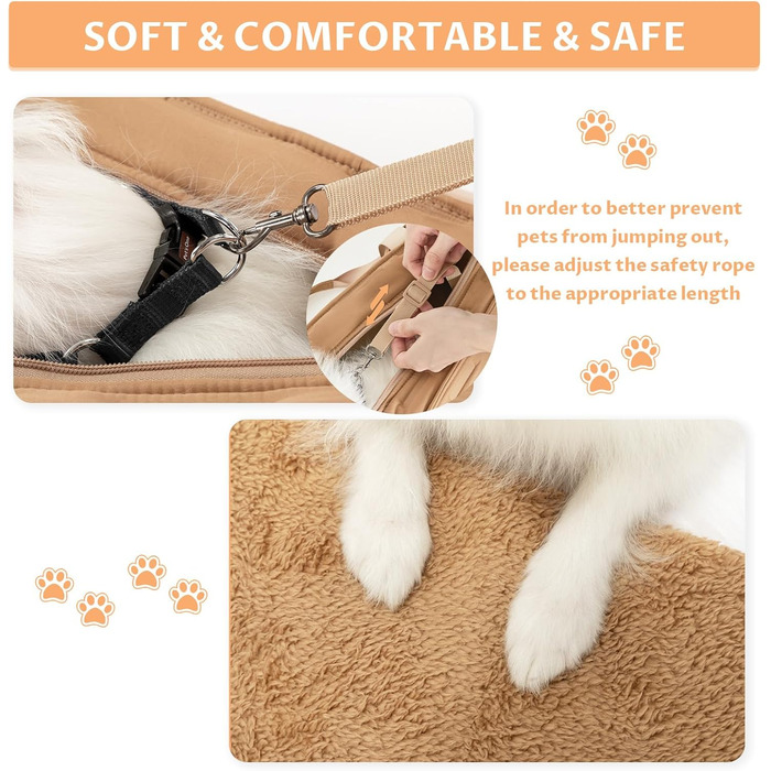 Petsfit складна сумка-переноска для собак і котів, шолдер, для цуценят і котенят, колір хакі