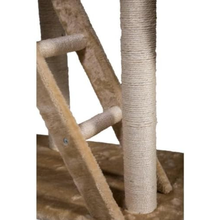 Дряпка для котів San Marco 260 см з печерою та полицями, коричнева