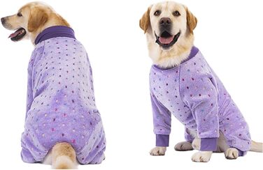 Комбінезон для собак, теплий оверсайз, після операцій, проти випадіння шерсті, для зими, розмір 26, зелений/камуфляж (50х76 см)