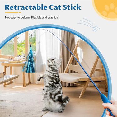 Набір іграшок для котів YUTUY: тунель, 39 шт., мишки та різноманітні іграшки для кошенят та котів