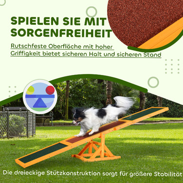 Балансир для собак (Agility), протиковзкий, до 50 кг, 180 x 30 x 30 см