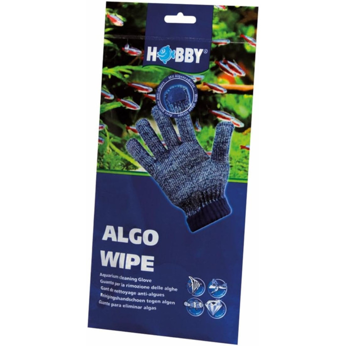 Грунтоочисник Hobby Dirt Ex з автозапуском + рукавичка для акваріума Algo Wipe