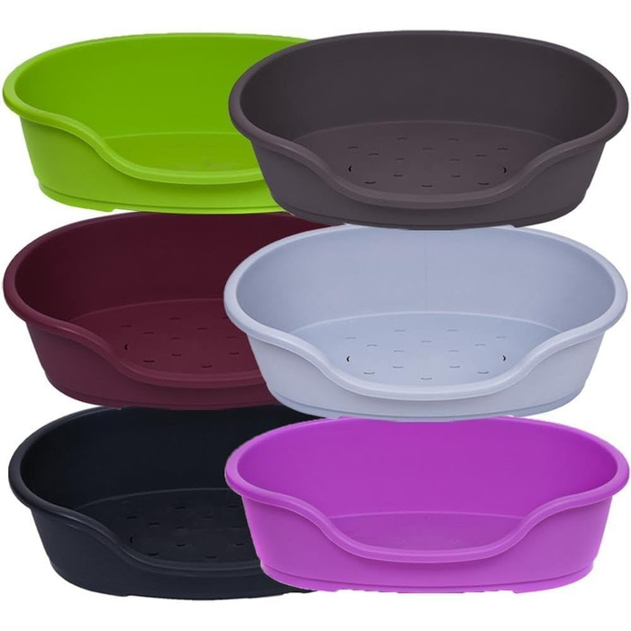 Корзина для собак Adena, пластикове ліжко для собак, 92 см, спеціальна ціна (L 71 x B 46 x H 22 см)