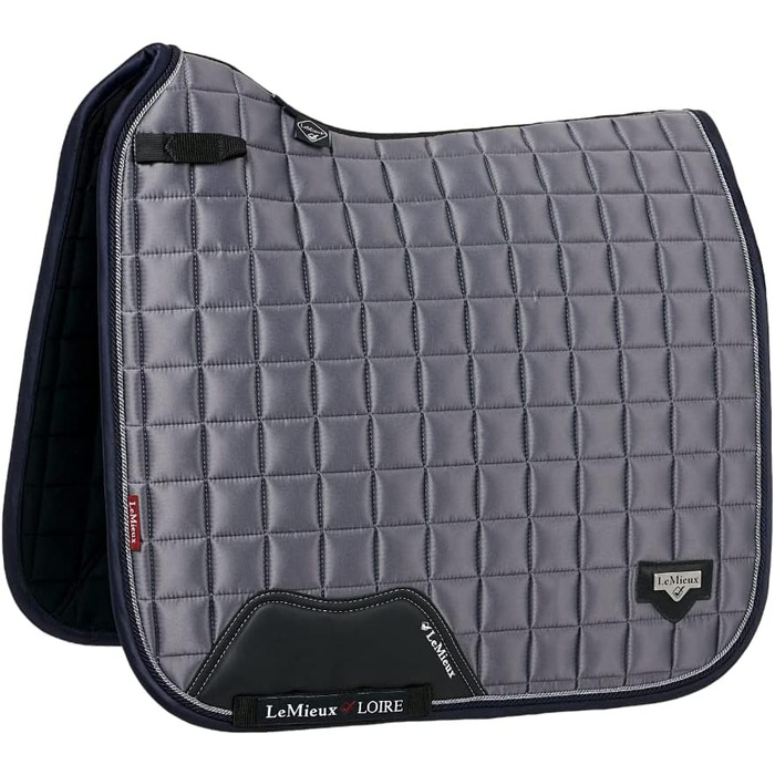 Вальтрап LeMieux Prosport Suede Dressage Square для виїздки, розмір S/M, сірий Twilight Grey, Loire Classic, замша