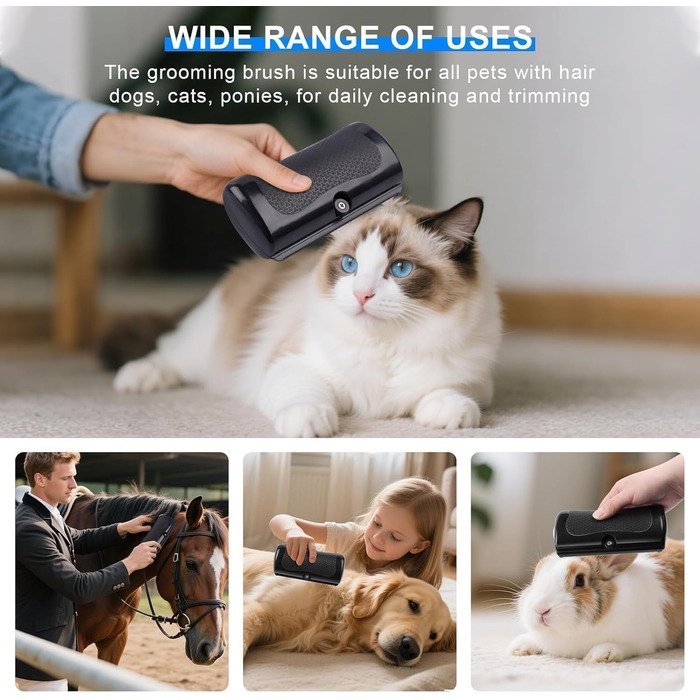 Набір гребінців для собак та котів Fur Wonder: 3 шт. для видалення шерсті та підшерстка