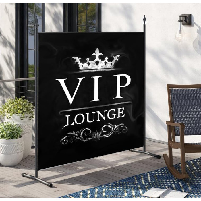 Ширма QUICK STAR Paravent з тканини, 180 x 178 см - для дому, саду, балкону