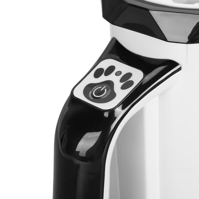 Автоматичний мийка лап для собак, перезаряджувана, силіконові щітки, мийка лап для домашніх тварин, потужна, бездротова, для великих собак (чорний та білий)