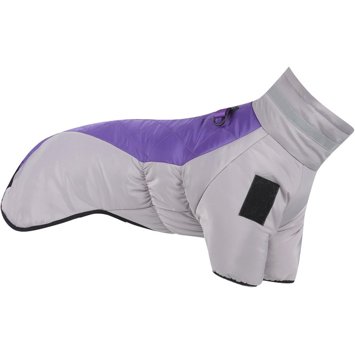 Зимова куртка для собак, теплий флісовий плащ для собак та котів, великі розміри XL (C, XL)