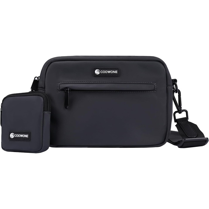 Сумка для ласощів для собак COOWONE, водонепроникна, з дозатором кульок, для прогулянок та тренувань (темно-сірий)