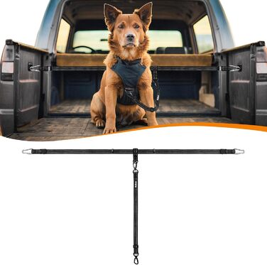 Безпечний поводок для собак у пікап, кріплення для собак, регульований ремінь для 1 собаки, вантажівки, пікапи, SUV