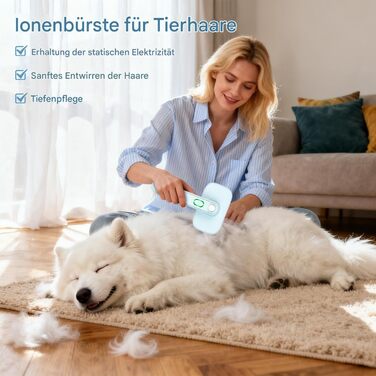 Щітка для собак Slicker відмінної якості - самоочисна, антистатична, для видалення підшерстка | Розплутування, масаж, вичісування