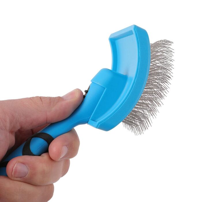 GROOM PROFESSIONAL Щітка-вичес для собак - професійна вичесувальна щітка для об'єму та видалення ковтунів - ідеальна для собак з густою шерстю