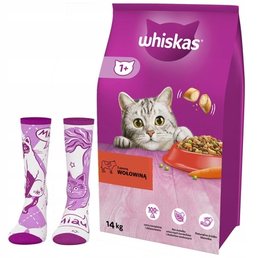Сухий корм Whiskas Karma з яловичиною, 14 кг