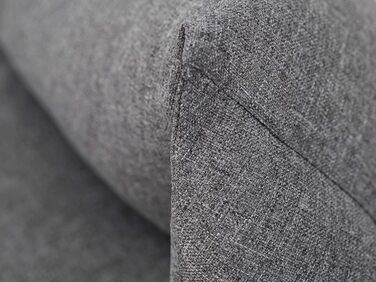 М'яке ліжко-софа для собак XXL (105x75 см) сірого кольору з екологічного льону