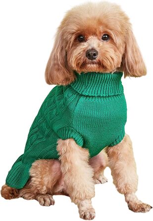 Теплий зручний светр для собак, розмір M, акрил, з коміром-горловиною, для собак маленьких та великих порід, 5,9–7,3 кг