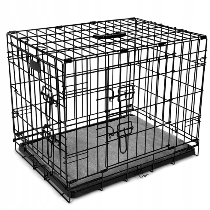 Металева клітка Lalazoo для великих порід собак, 69 x 107 x 75 см