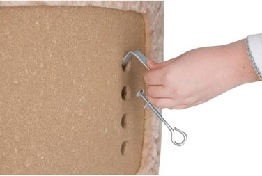 Підставка для котів Kerbl Pet на вікно, 55x35 см, дерево, м'який плюш, проста установка