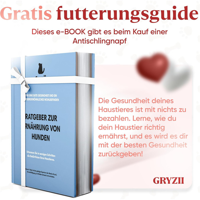 Миска для собак великих порід, повільне годування, антигликальна миска, для здоров'я травлення, проти блювоти, нековзна підставка, рожева, для великих та XXL собак