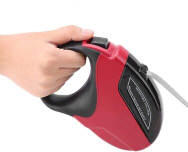 Леєнка для собак 5M з відбиваючим ефектом, автоматична, нейлонова, міцна, з нашийником, для прогулянок та дресирування