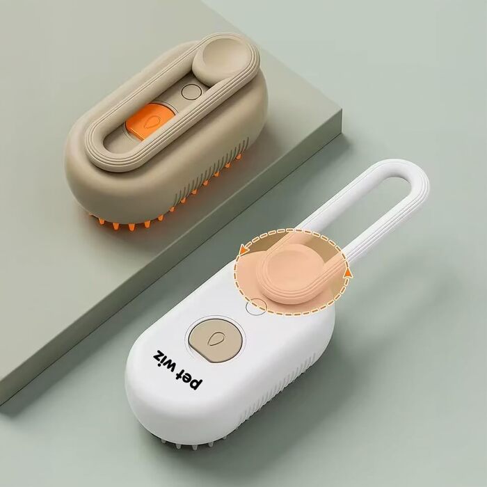 Багатофункціональна щітка для грумінгу котів та собак 3-в-1 - видалення шерсті, глибоке очищення, масаж, збір шерсті. Ідеально для довгошерстих котів та собак.