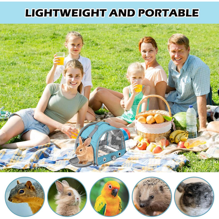 Транспортна сумка для птахів Vogel з підставкою та підносом з нержавіючої сталі, рюкзак для птахів, переносний клітка для малих птахів