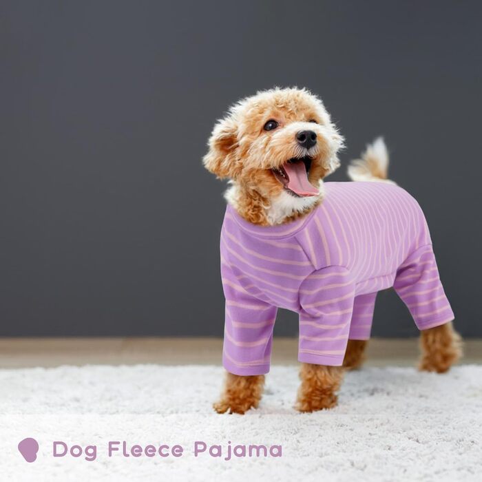 Теплий флісовий пуловер для собак, зимовий одяг для собак (Lila, L) L Lila