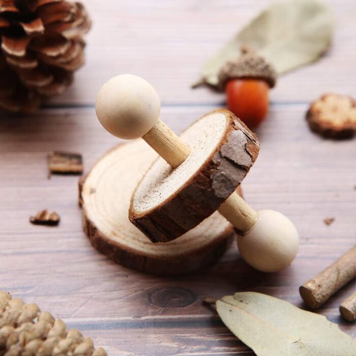 Дерев'яні іграшки для гризунів Winterworm: 6 шт. для хом'яків, мишей, шиншил, кроликів, мишовидних гризунів та морських свинок