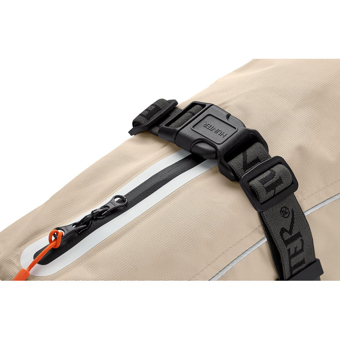 Теплий водонепроникний теплий накидка для собак HUNTER NORDBY, колір кремовий, розмір 55x55