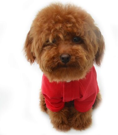 Комбінезон для собак Lovelonglong з чистої бавовни, 4 лапи, для великих та середніх собак, розмір XXL, Зелений (XXXL (для собак ~36 кг), Червоний)