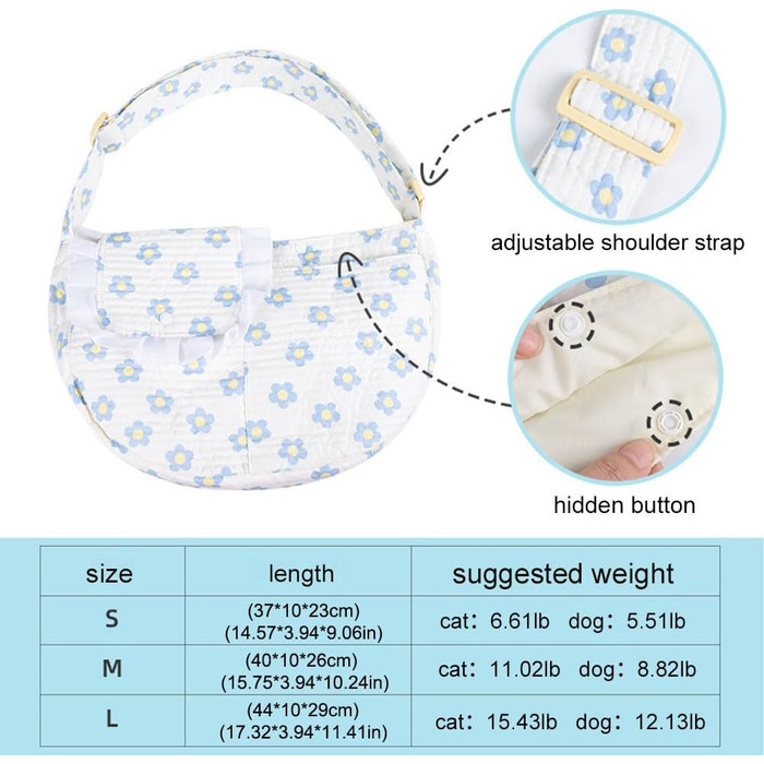 Транспортувальна сумка для собак Блуме, рожева, M (до 10 кг)