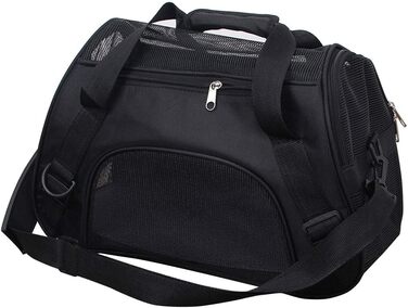 Транспортна сумка для котів та собак Levoberg: комфортна, для подорожей, 47x30x23 см (зелена)