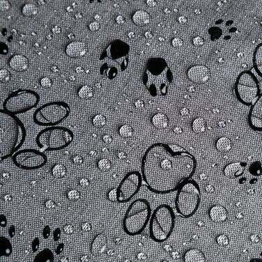 Ліжко для собак - м'яке ліжко-корзина для собак, котів, маленьких, середніх та великих собак - 63x48 см, графіт з лапами