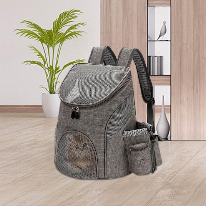 Рюкзак для тварин Faltbar, 360° огляд, для собак, котів, кроликів, 32x30x25 см