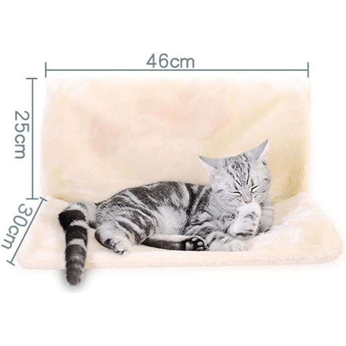 Обогреваемая лежанка для кошек и маленьких собак, лежанка-плитка для підвіконня, сіра