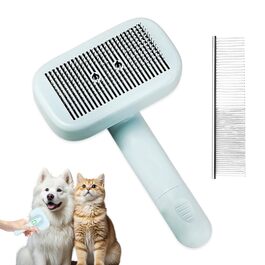 Іонна щітка для тварин Pet Ion Brush: самоочисна щітка для собак та котів, зменшує статичну електрику, для короткої та довгої шерсті