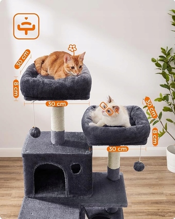 Високий кігтеточка-стовп для котів, вежа Feandrea, 161 - 220 см