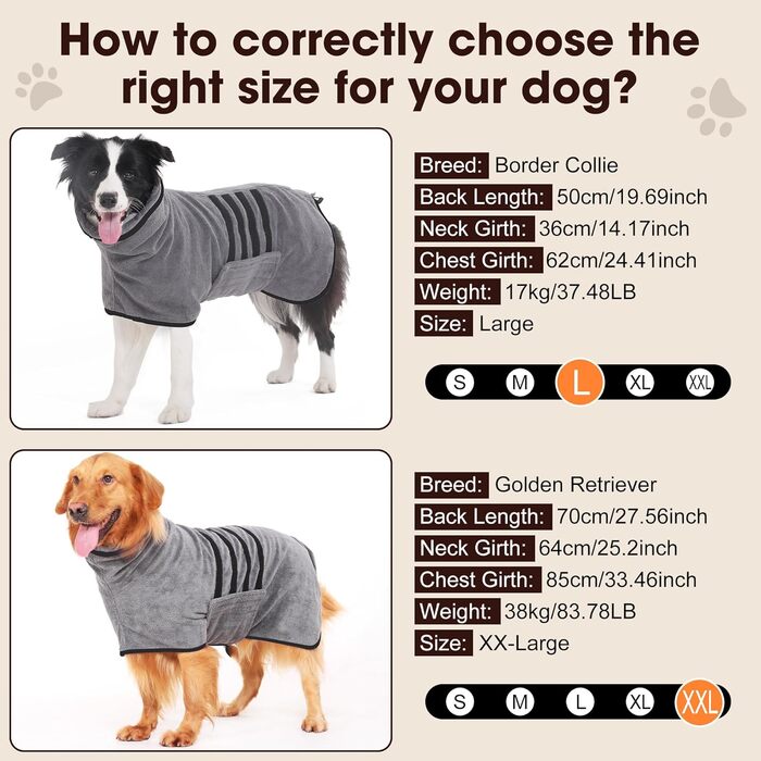 Рушник для собак, мікрофібра, середні та великі породи - сірий, швидко сохне, супер вбираючий, для собак та котів (чорний, XXL) XXL сірий (чорна сторона)