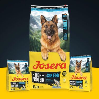 Сухий корм для дорослих собак Josera High Protein з лососем, 12.5 кг