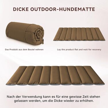 Водонепроникний килимок для собак WESTERN HOME Outdoor - 110x68 см (Коричневий)