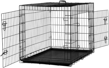 Клітка для собак MYPETS X-Treme Safe з піддоном, для дому та вулиці, 91x60x66 см