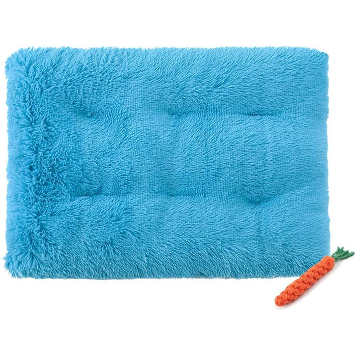 Лежанка для собак та котів FANSU, блакитна, 55x40 см, миється, м'яка, заспокійлива, знімна